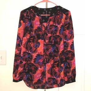 NYDJ floral blouse